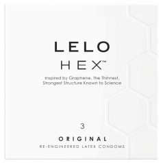 LELO Hex Original - condooms - ultradun latex - 3 stuks