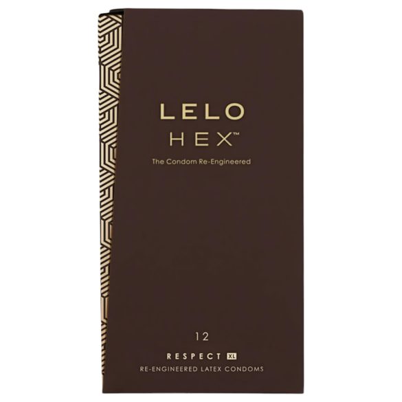 LELO Hex Respect XL - condooms - XL maat - 12 stuks