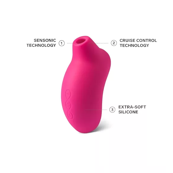 LELO Sona Cruise - clitorisstimulator met geluidsgolven - rood
