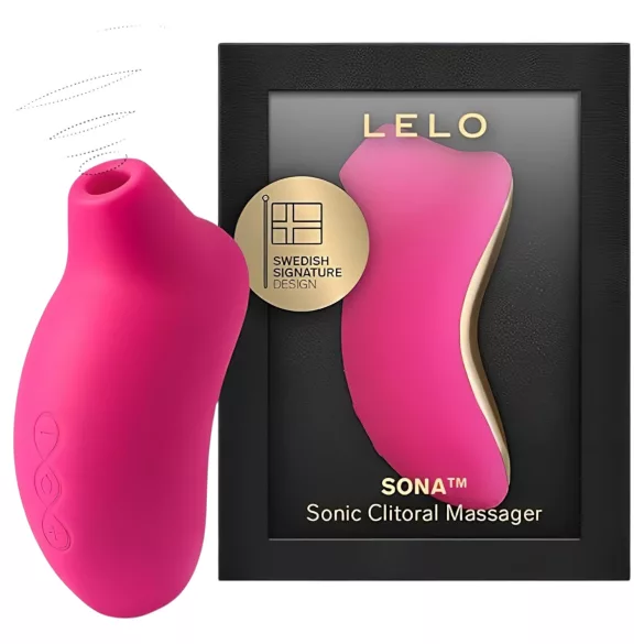 LELO Sona - clitorisstimulator met geluidsgolven - rood