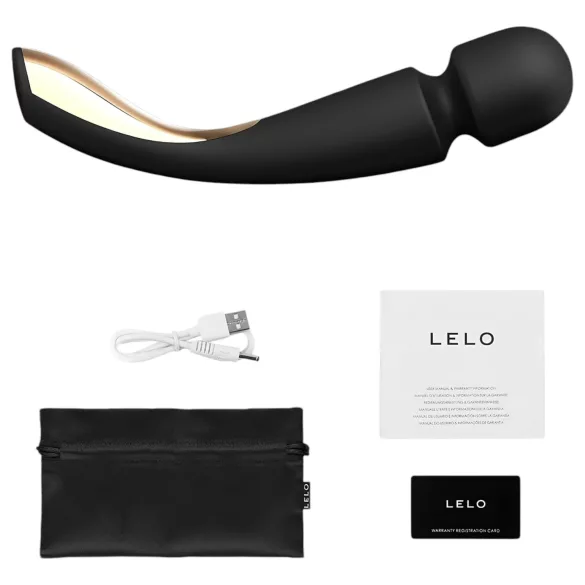 LELO - massage vibrator - groot - oplaadbaar - zwart