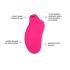 LELO Sona 2 - clitorisstimulator met geluidsgolven - rood