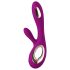 LELO Soraya Wave - oplaadbare, dubbele vibrator met klitorisstimulatie (paars)