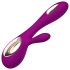 LELO Soraya Wave - oplaadbare, dubbele vibrator met klitorisstimulatie (paars)