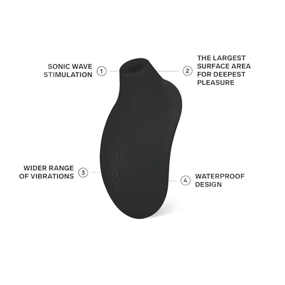 LELO Sona 2 - sonische clitorisstimulator (zwart)