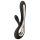 LELO Soraya 2 - oplaadbare, waterdichte vibrator met clitorisstimulator (zwart)
