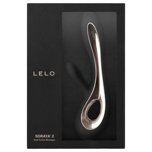LELO Soraya 2 - oplaadbaar, waterdicht, clitorisarm vibrator (zwart)