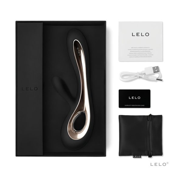 LELO Soraya 2 - oplaadbaar, waterdicht, clitorisarm vibrator (zwart)