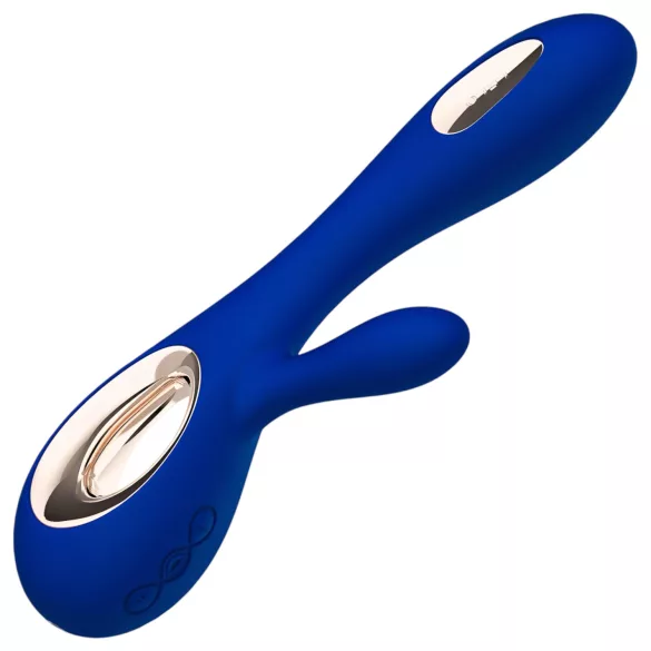 LELO Soraya Wave - vibrator met clitorisstimulator en beweegbare kop - blauw