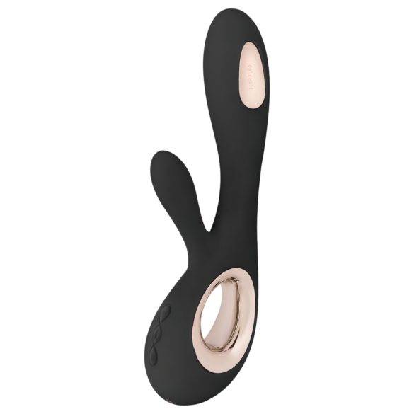 LELO Soraya Wave - trilfunctie vibrator met beweegbare kop (zwart)
