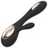 LELO Soraya Wave - trilfunctie vibrator met beweegbare kop (zwart)