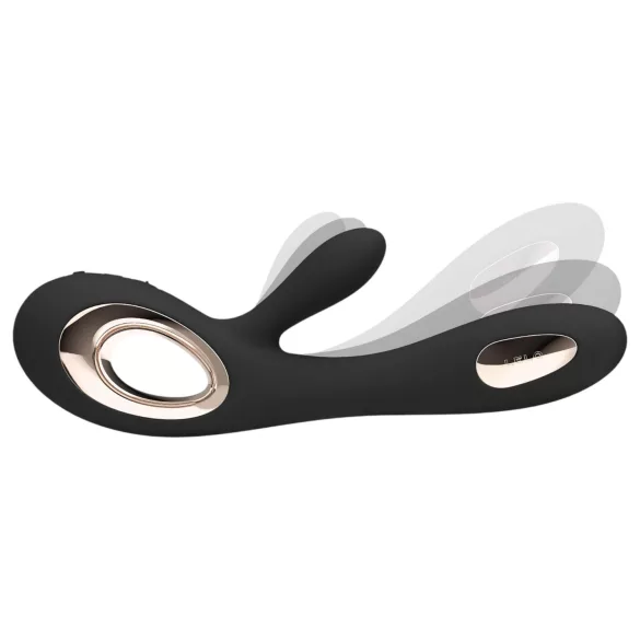 LELO Soraya Wave - rabbit vibrator - bewegende kop - zwart