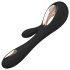 LELO Soraya Wave - trilfunctie vibrator met beweegbare kop (zwart)