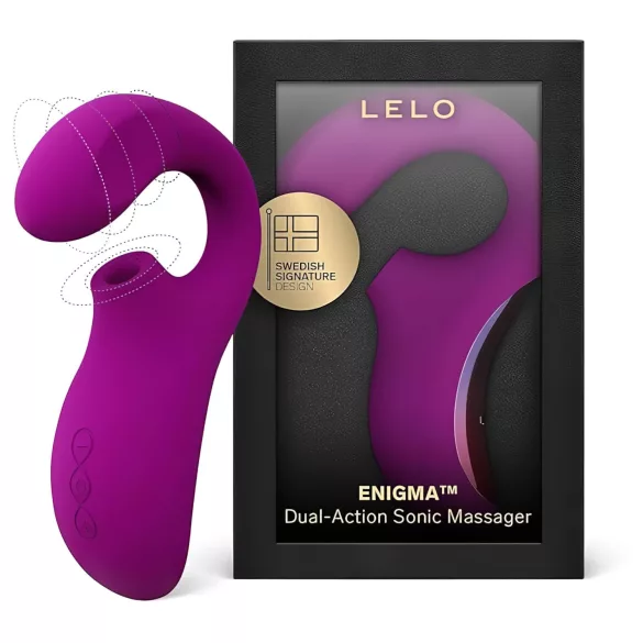 LELO Enigma - G-spot en clitoris vibrator - oplaadbaar - waterdicht - paars