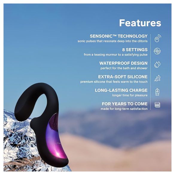 LELO Enigma - oplaadbare, waterdichte 2-in-1 G-spot vibrator (zwart)