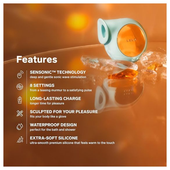 LELO Sila - waterdichte sonische clitorisvibrator (turkoois)