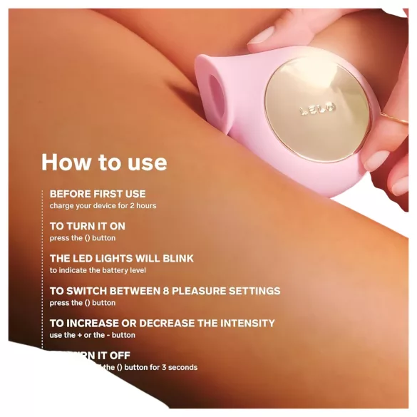 LELO Sila - clitorisstimulator met geluidsgolven - waterdicht - roze