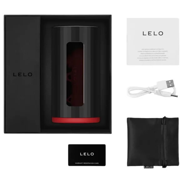 LELO F1s V2 - interactieve masturbator - rood