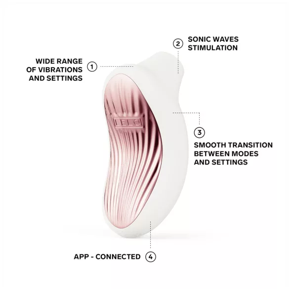 LELO Sona 3 - clitorisstimulator met geluidsgolven - wit