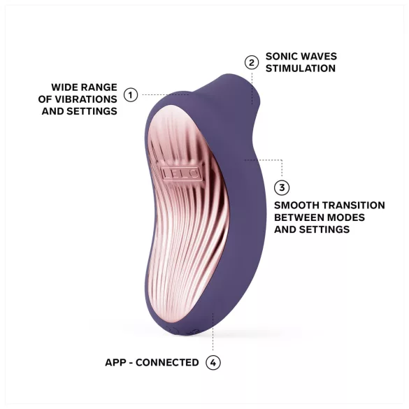 LELO Sona 3 - clitorisstimulator met geluidsgolven - paars