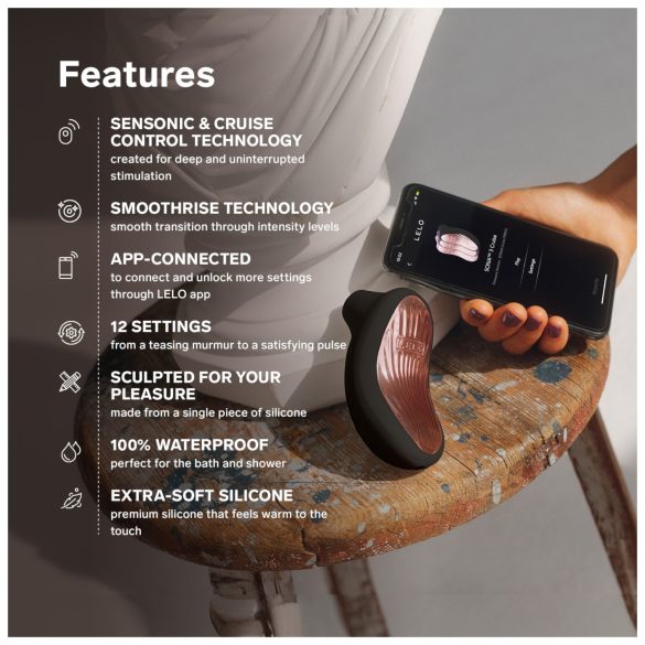 LELO Sona 3 Cruise - clitorisstimulator met geluidsgolven - zwart