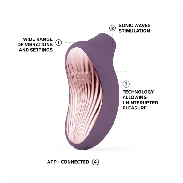 LELO Sona 3 Cruise - clitorisstimulator met geluidsgolven - paars