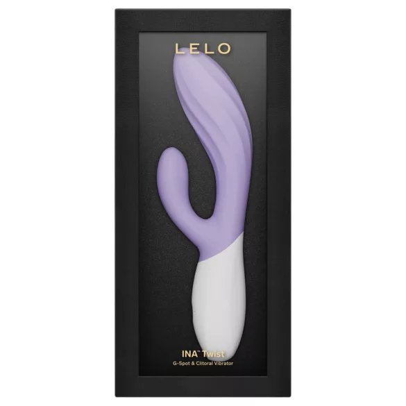 LELO INA Twist - rabbit‑vibrator met G‑punt‑ en clitorisstimulator (paars)