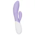 LELO INA Twist - rabbit‑vibrator met G‑punt‑ en clitorisstimulator (paars)