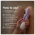LELO INA Twist - rabbit‑vibrator met G‑punt‑ en clitorisstimulator (paars)