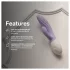 LELO INA Twist - rabbit‑vibrator met G‑punt‑ en clitorisstimulator (paars)