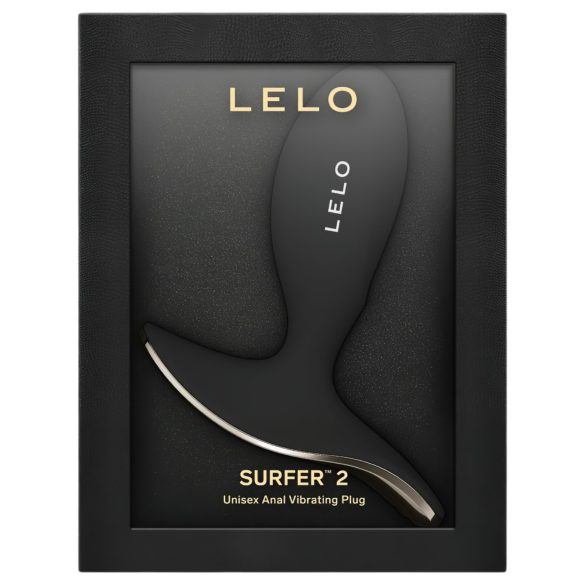 LELO Surfer - slimme vibrerende anaalplug (zwart)