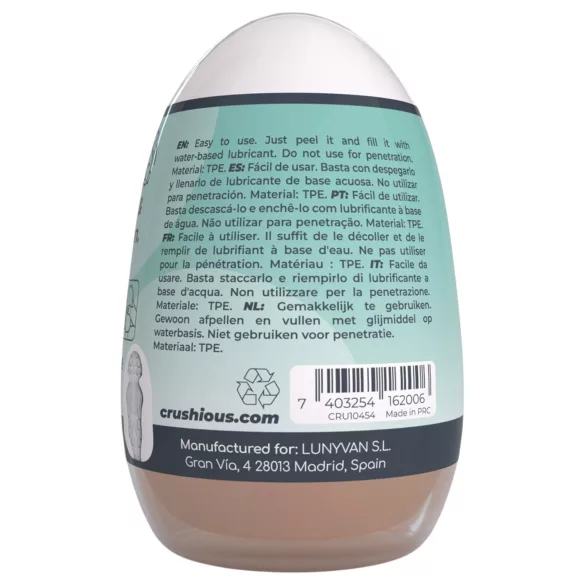 Crushious Ezy Egg The Novice - masturbeer-ei (huidskleur)