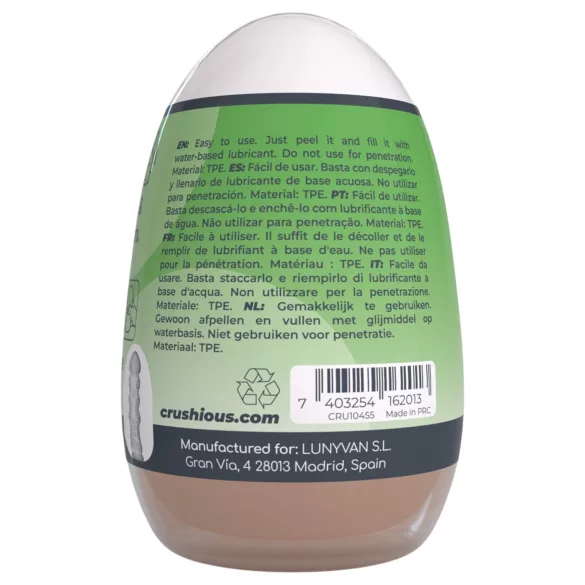 Crushious Ezy Egg The Expert - masturbatorei (huidskleur)