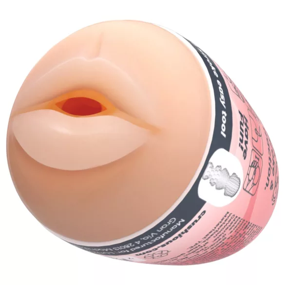 Crushious Ezy Egg Mouth - masturbeer-ei (huidskleur)