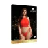 Le Désir Plus Size - rood partyset met strass-steentjes (XL-3XL)