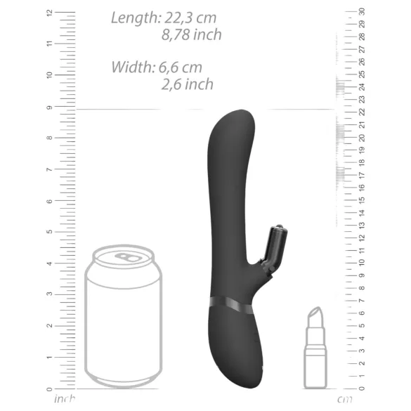 Vive Chou - 4-in-1 vibrator met clitorale arm (zwart)