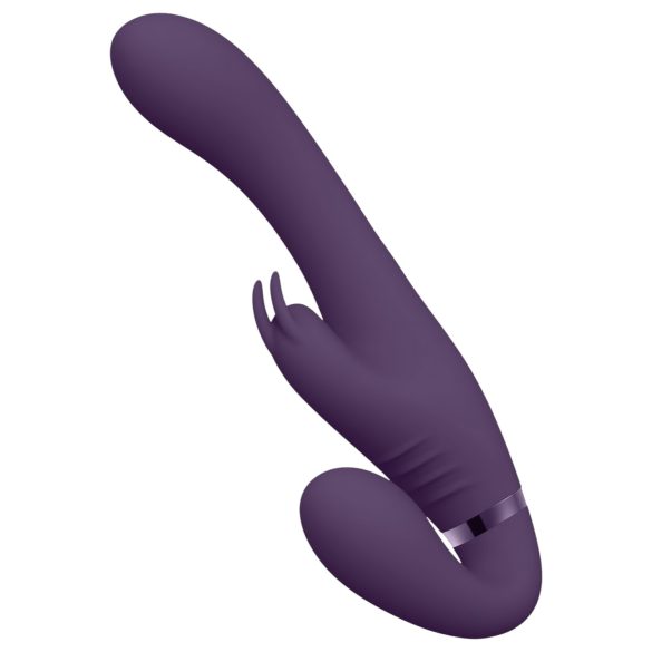 Vive Suki - strapless vibrator - zonder harnas - siliconen - paars