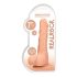 RealRock Dong 7 - levensechte dildo met ballen (17 cm) - natuurkleur