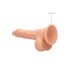RealRock Dong 7 - levensechte dildo met ballen (17 cm) - natuurkleur