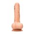 RealRock Dong 8 - levensechte dildo met ballen (20cm) - natuurlijk