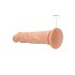 RealRock Dildo 10 - levensechte dildo (25 cm) - natuurlijk