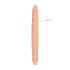 RealRock Dubbele Dildo 36 cm - Natuurlijk