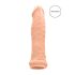 RealRock Penis Sleeve 17cm - natuurlijk