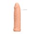 RealRock Penis Sleeve 17cm - natuurlijk