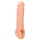 RealRock - penis sleeve - verlengstuk 21cm - transparant