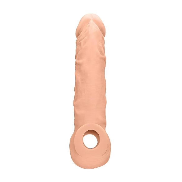 RealRock - penis sleeve - verlengstuk 21cm - transparant
