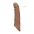 RealRock - penis sleeve - 21 cm - donker huidskleur