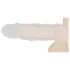 RealRock - penis sleeve - 21 cm - donker huidskleur