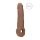 RealRock Penismouw 9 - 21,5 cm - donker natuurkleur