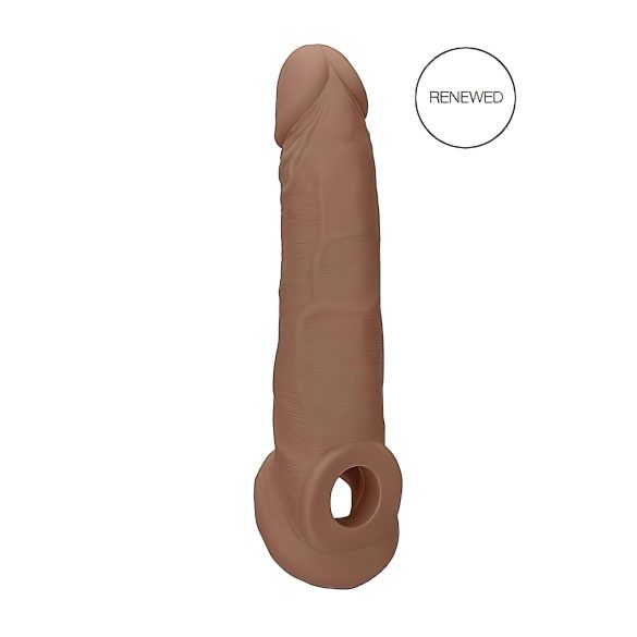 RealRock Penismouw 9 - 21,5 cm - donker natuurkleur